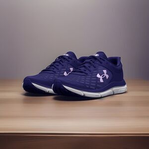 Under Armour Womens UA Charged Assert 10 Running Shoes Size 8.5 Blue 3026179